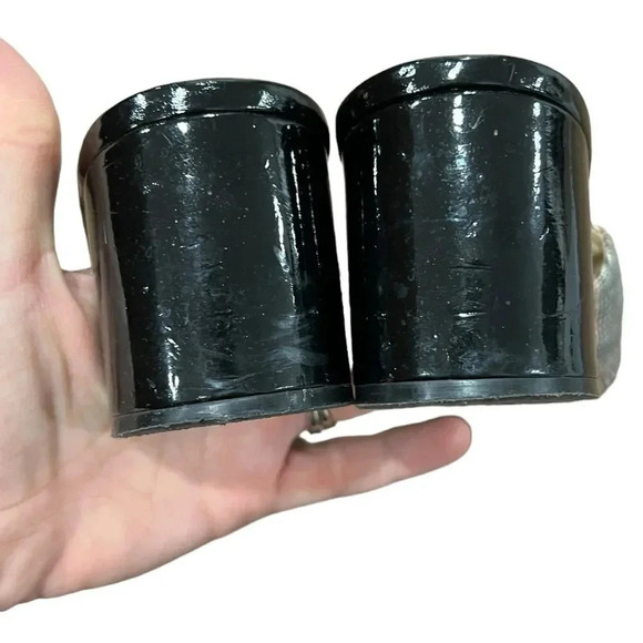 Karl Lagerfeld Gray Plaid Tassle Block Heel Hettie Mules 9 - Picture 8 of 11